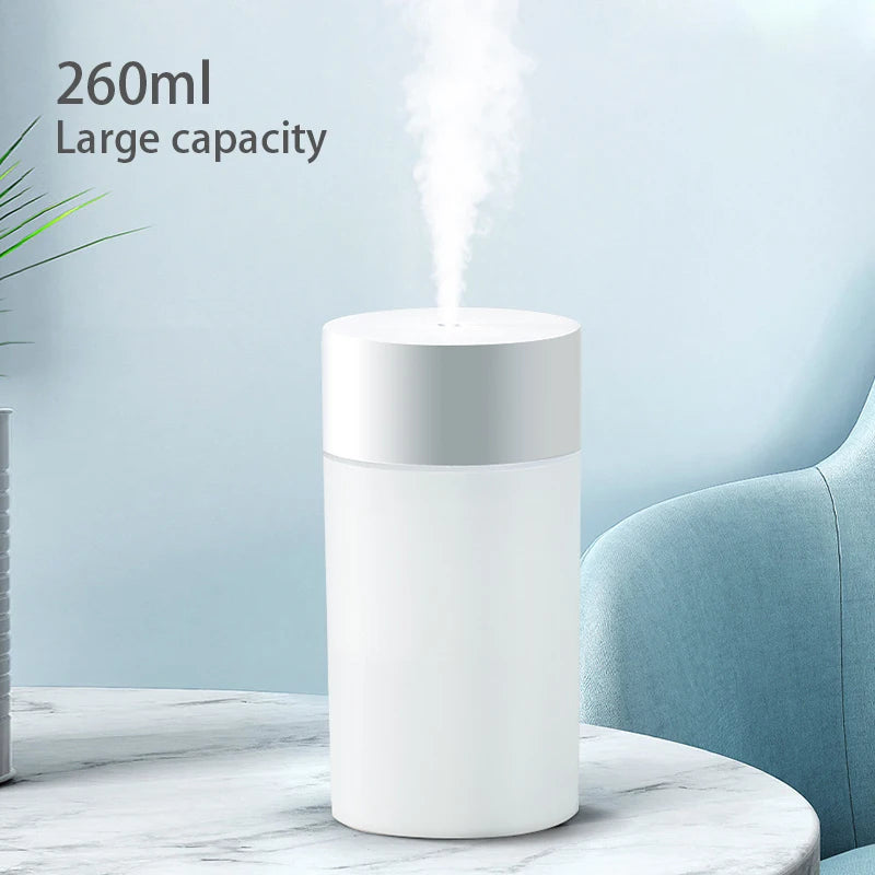 Mini USB Air Humidifier LED Aroma Diffuser