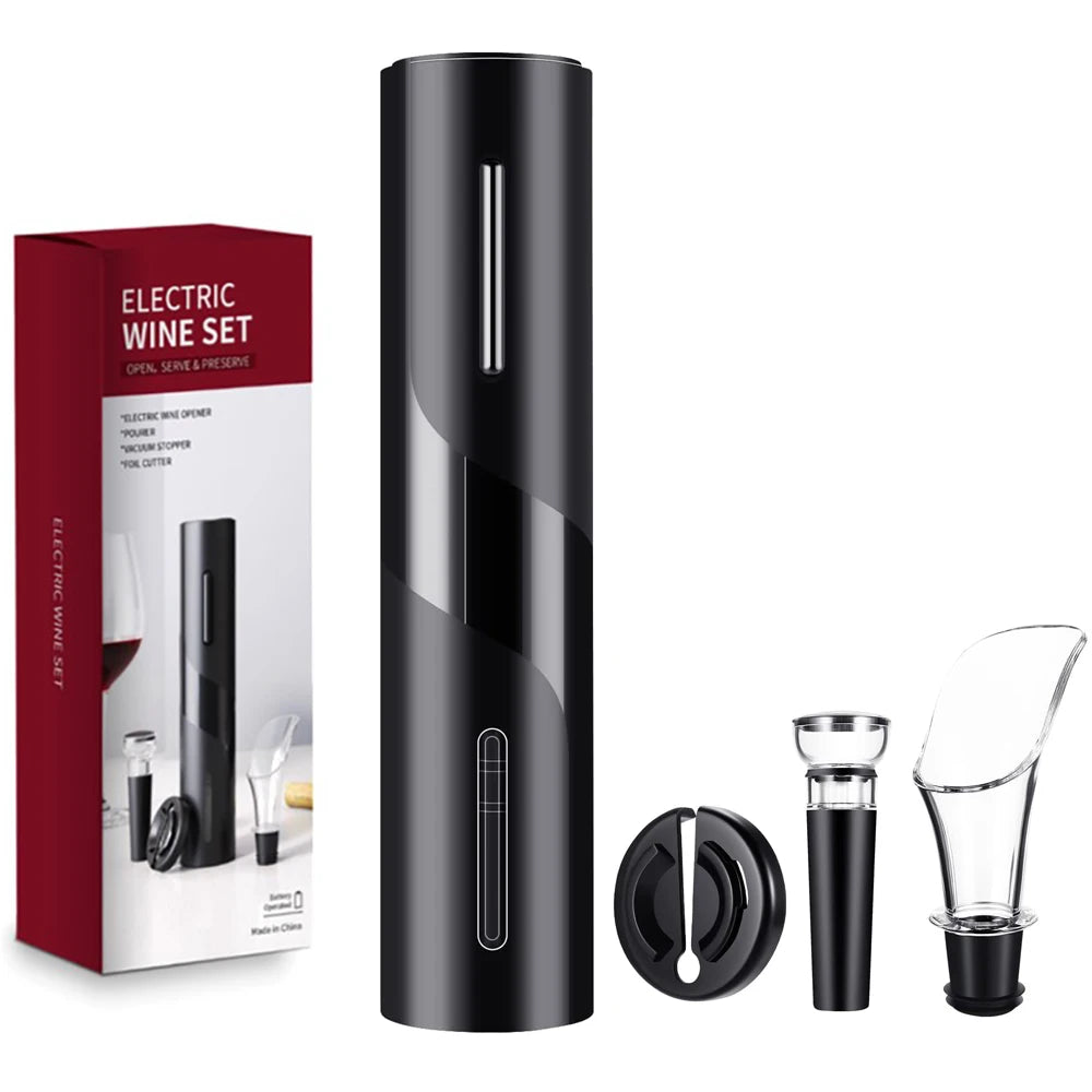 Smart Electric Wine Opener with Foil Cutter