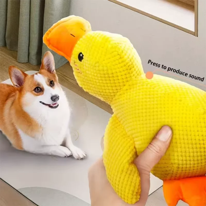 Dog Hug Duck Plush Toy