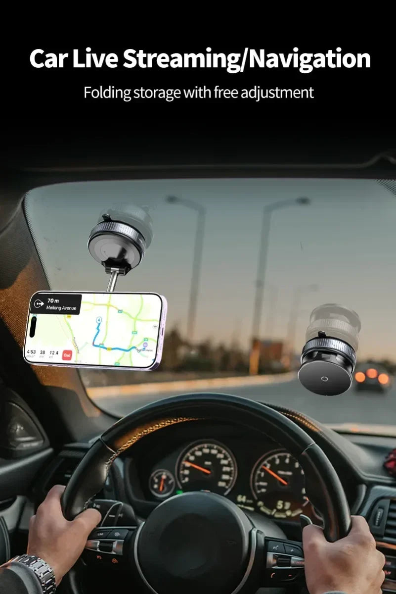 360° Magnetic Wireless Car Charger for iPhone 12-17