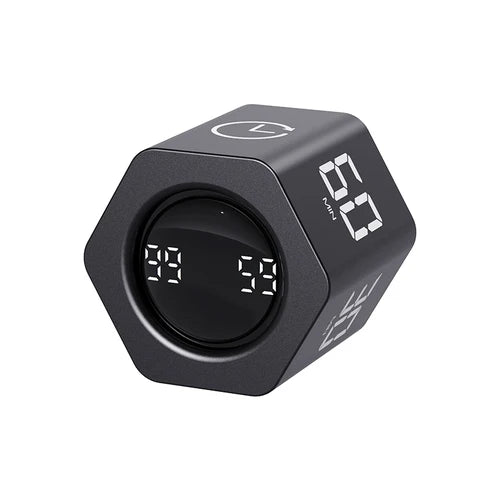 Productivity Cube Timer with Gravity Sensor & LED Display