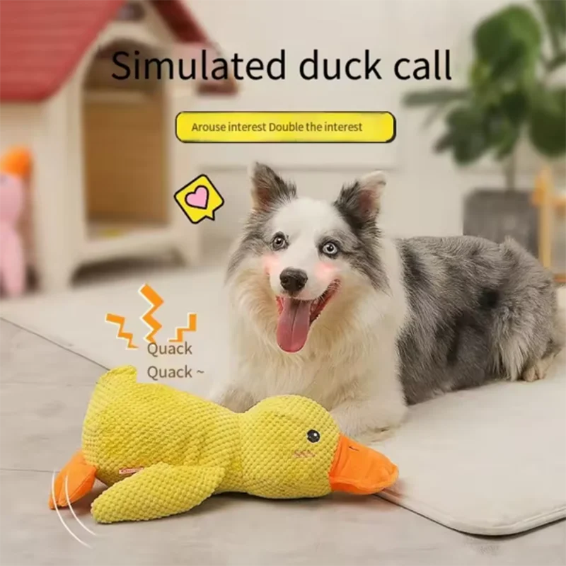 Dog Hug Duck Plush Toy