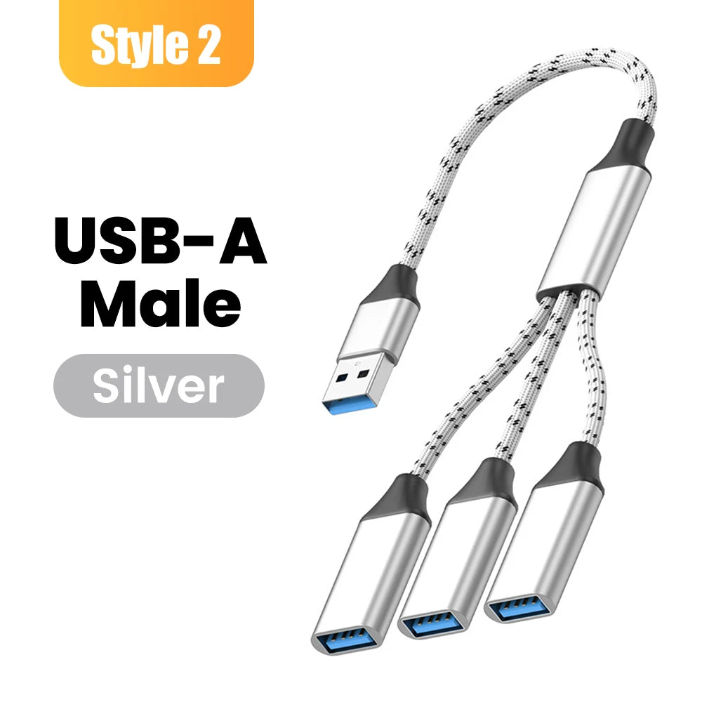 3-in-1 USB Type-C Hub Adapter