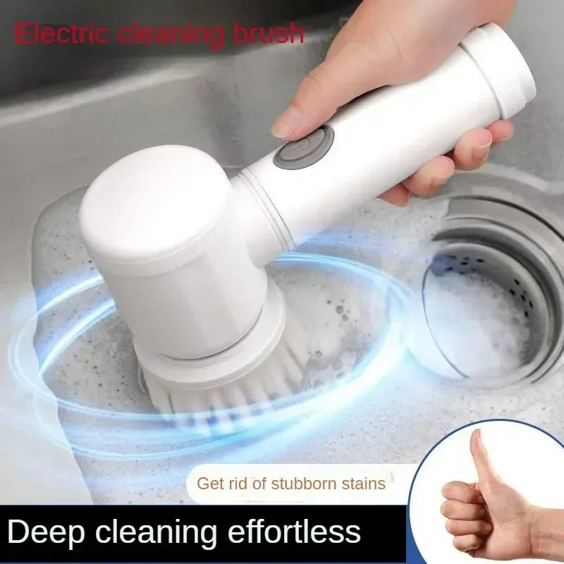 Cordless Electric Cleaning Spin Scrubber