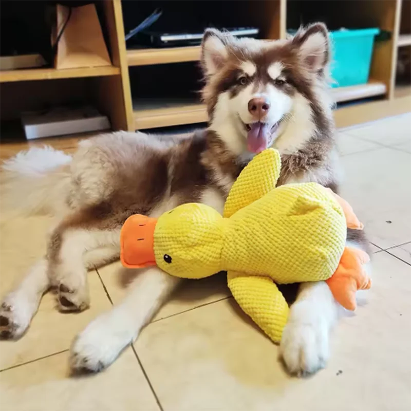 Dog Hug Duck Plush Toy