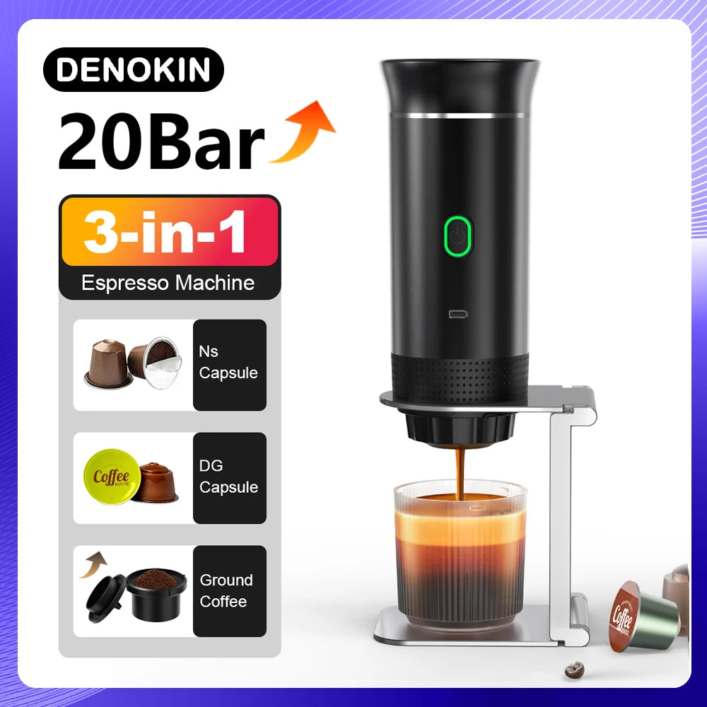 Cafetera de viaje 3 en 1