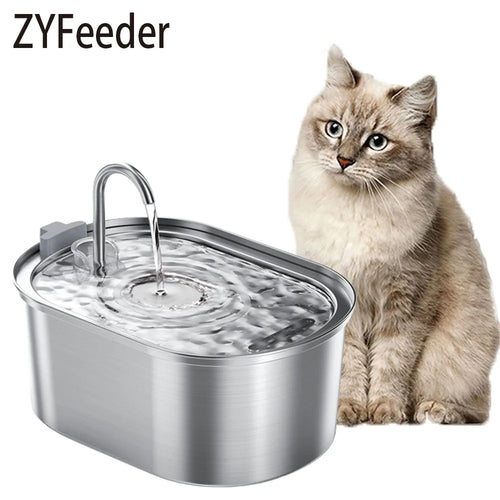 3.2L Stainless Steel Automatic Pet Water Fountain