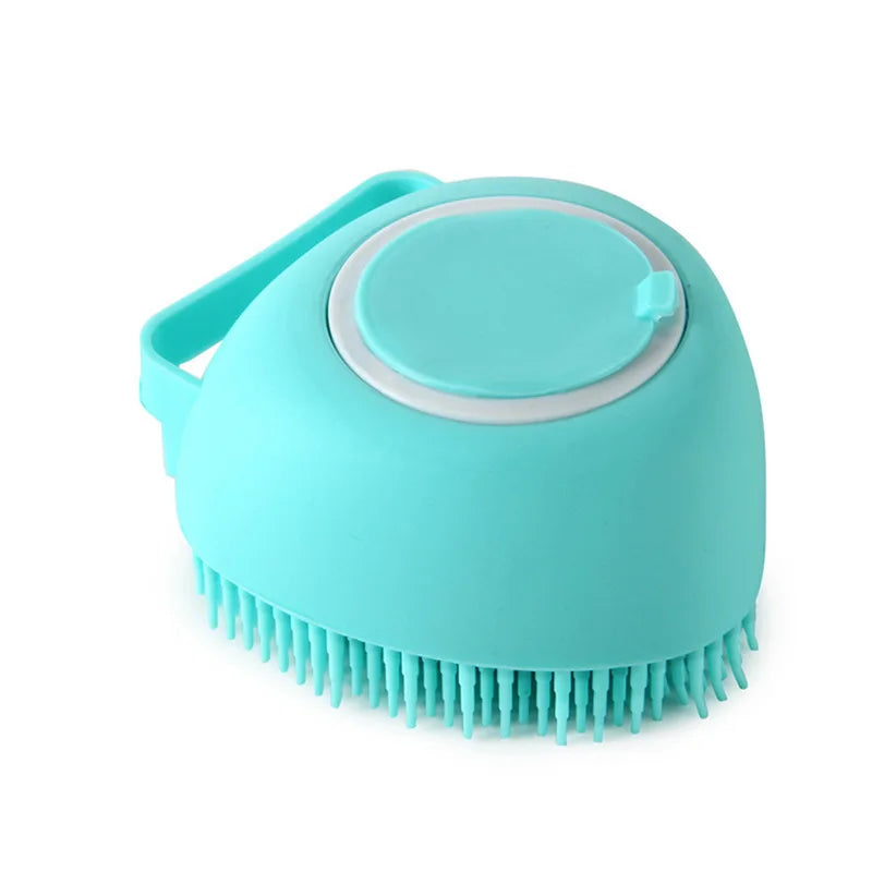 Ultra-Soft Dog & Cat Bath Brush – Removes Dirt & Soothes Skin