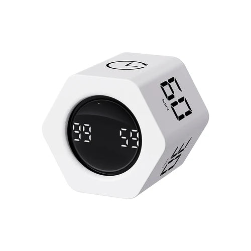 Productivity Cube Timer with Gravity Sensor & LED Display