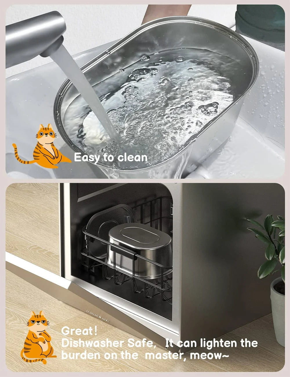 3.2L Stainless Steel Automatic Pet Water Fountain