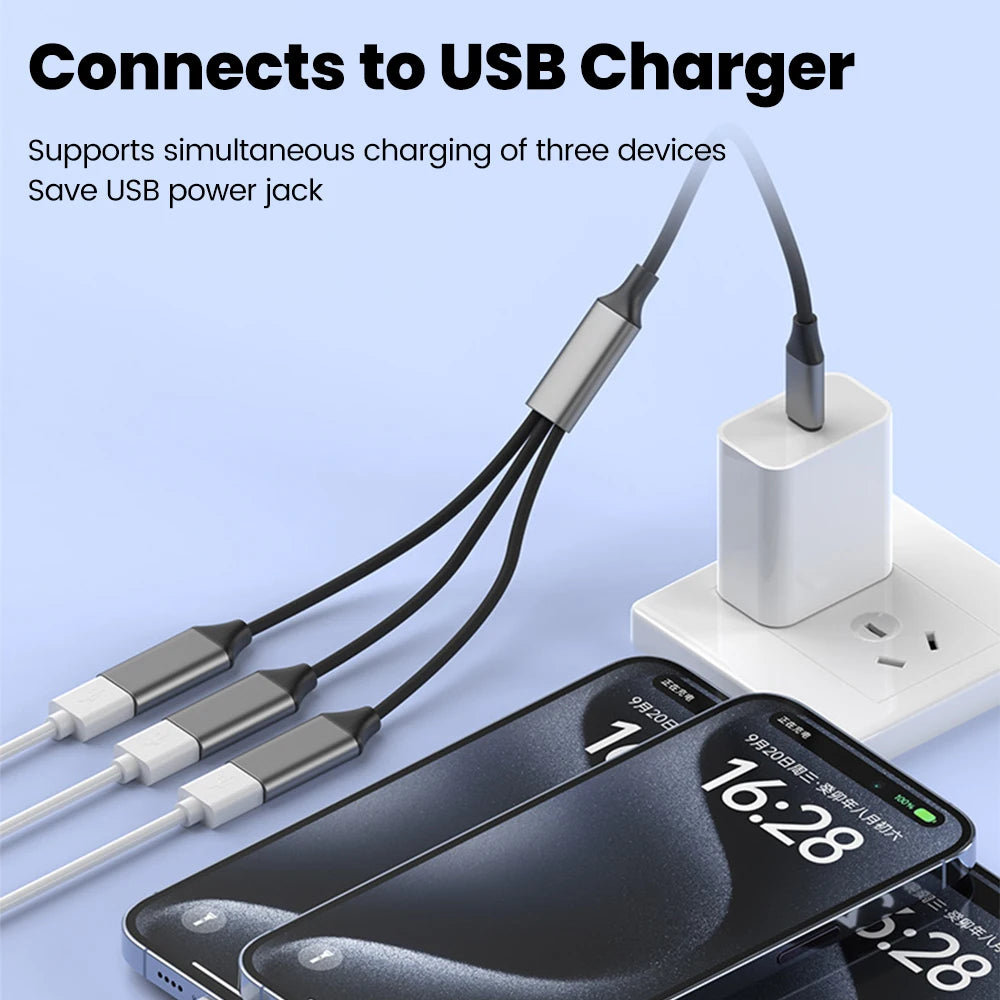 3-in-1 USB Type-C Hub Adapter