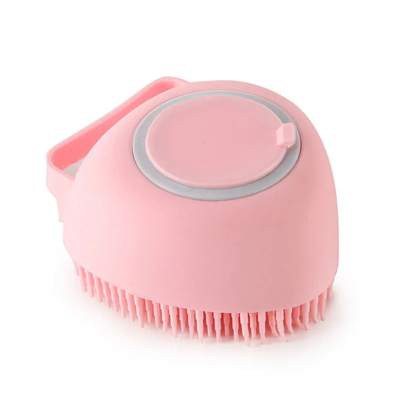 Ultra-Soft Dog & Cat Bath Brush – Removes Dirt & Soothes Skin