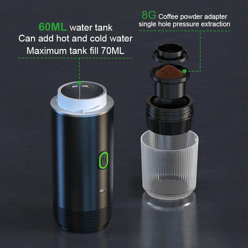 Cafetera de viaje 3 en 1