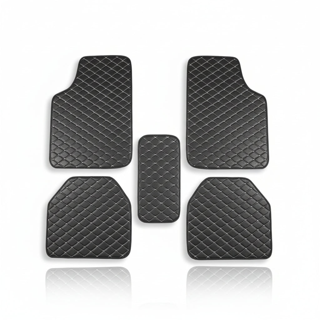 Alfombrillas de coche de cuero sintético impermeables