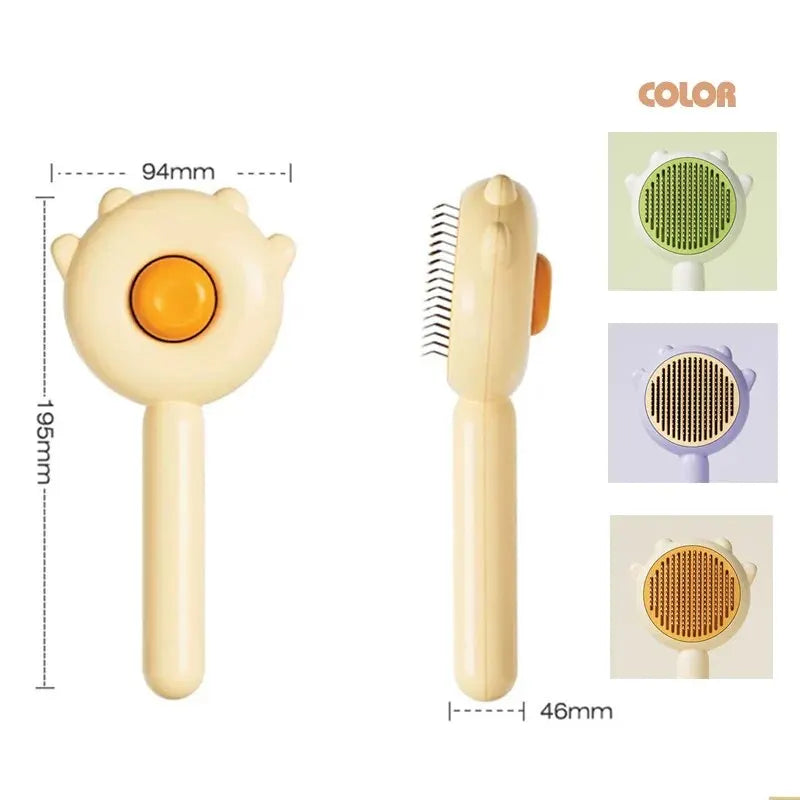 Pet Comb One-Key Hair Removal