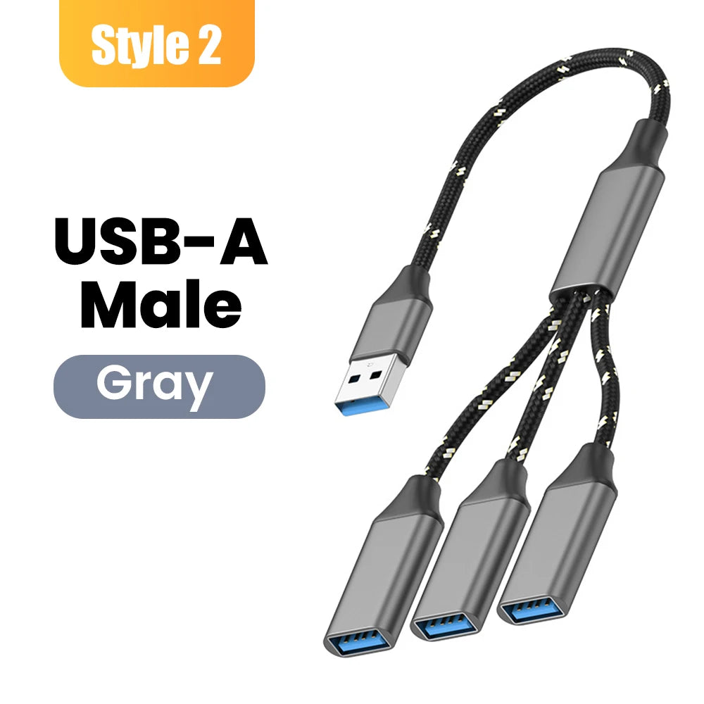 3-in-1 USB Type-C Hub Adapter