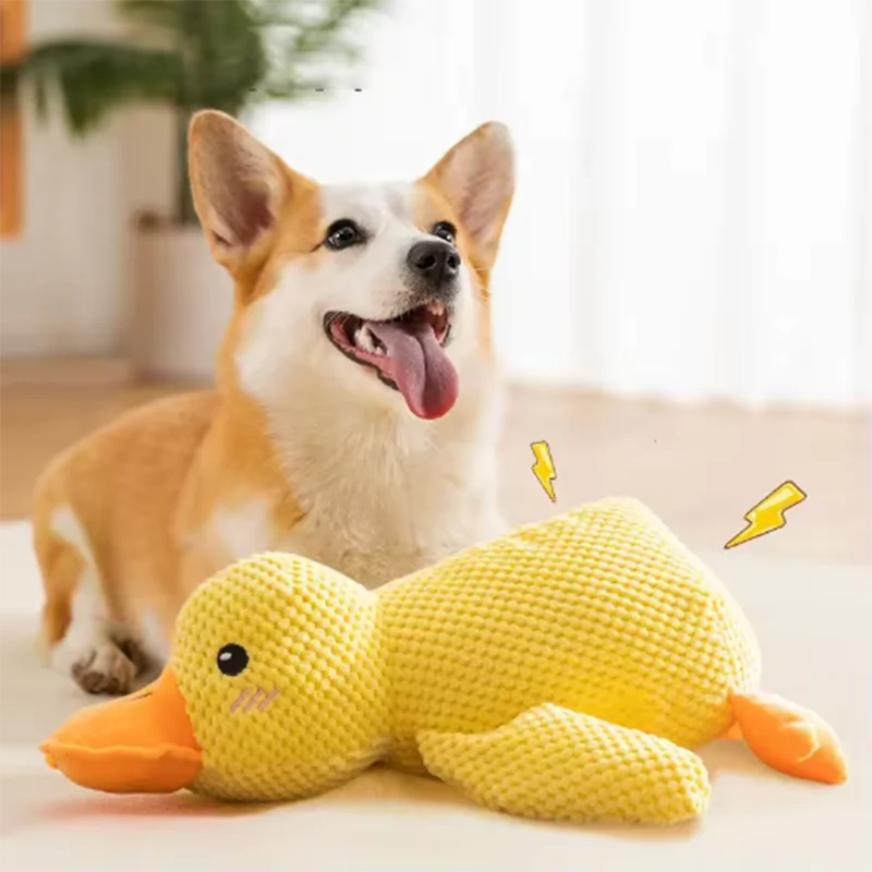 Dog Hug Duck Plush Toy