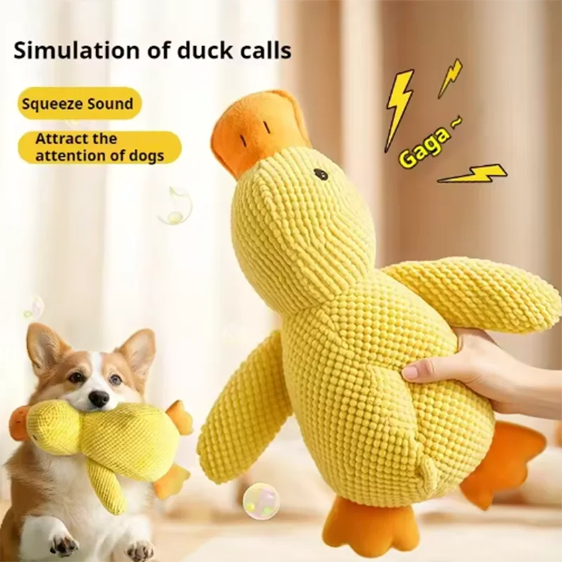 Dog Hug Duck Plush Toy