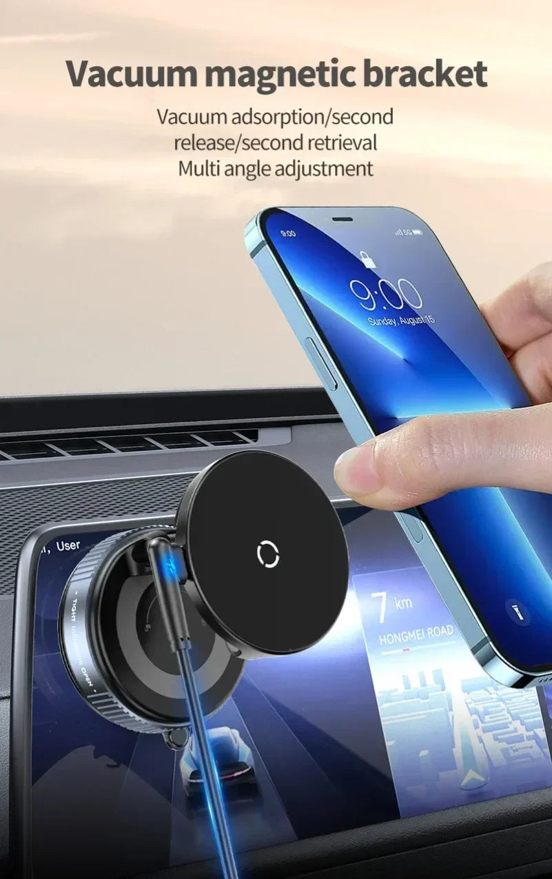 360° Magnetic Wireless Car Charger for iPhone 12-17