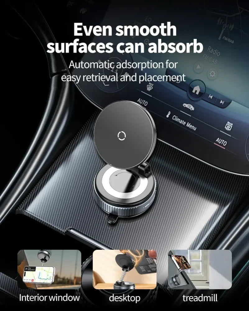 360° Magnetic Wireless Car Charger for iPhone 12-17