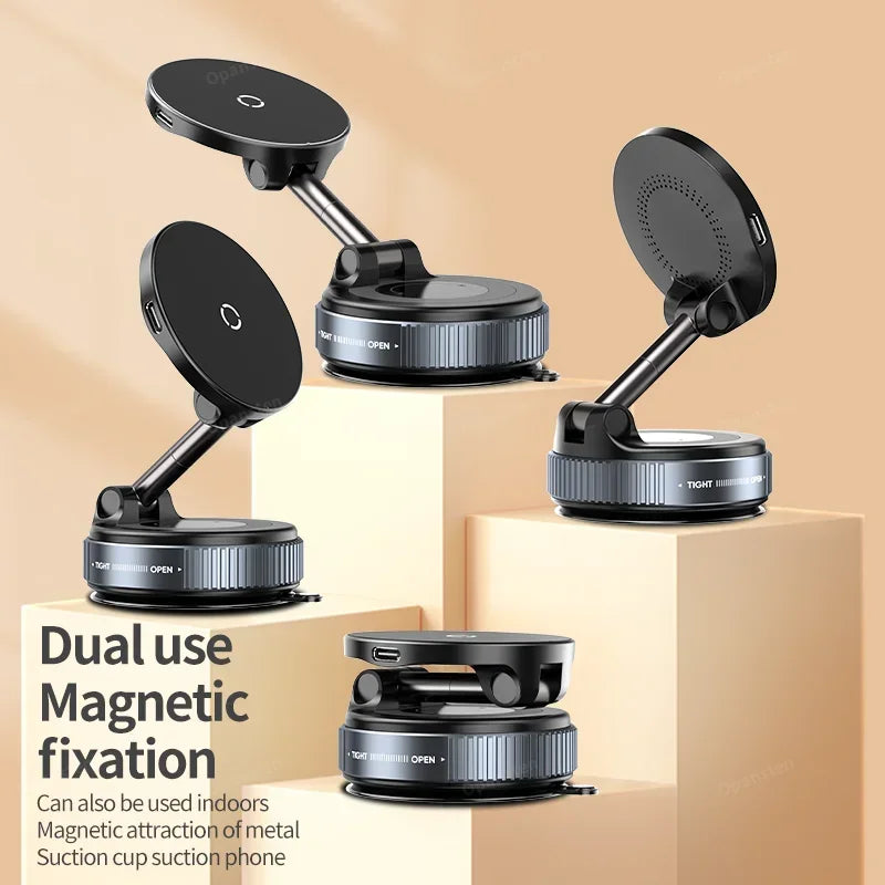 360° Magnetic Wireless Car Charger for iPhone 12-17
