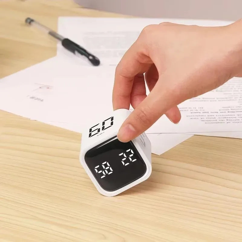 Productivity Cube Timer with Gravity Sensor & LED Display