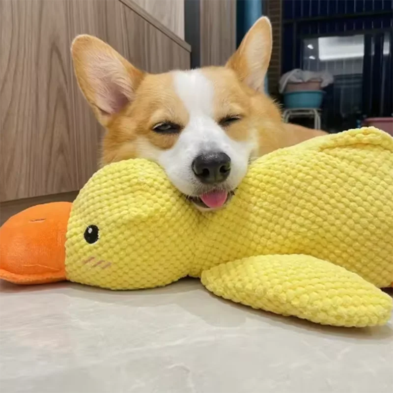 Dog Hug Duck Plush Toy