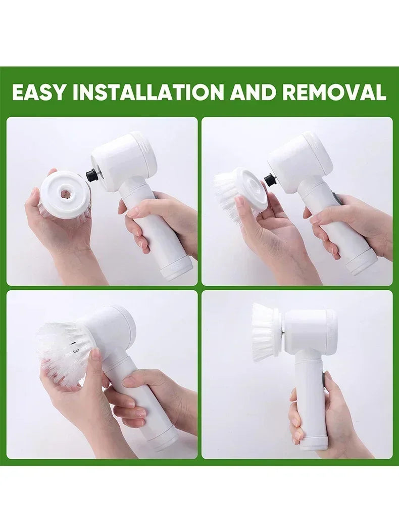 Cordless Electric Cleaning Spin Scrubber