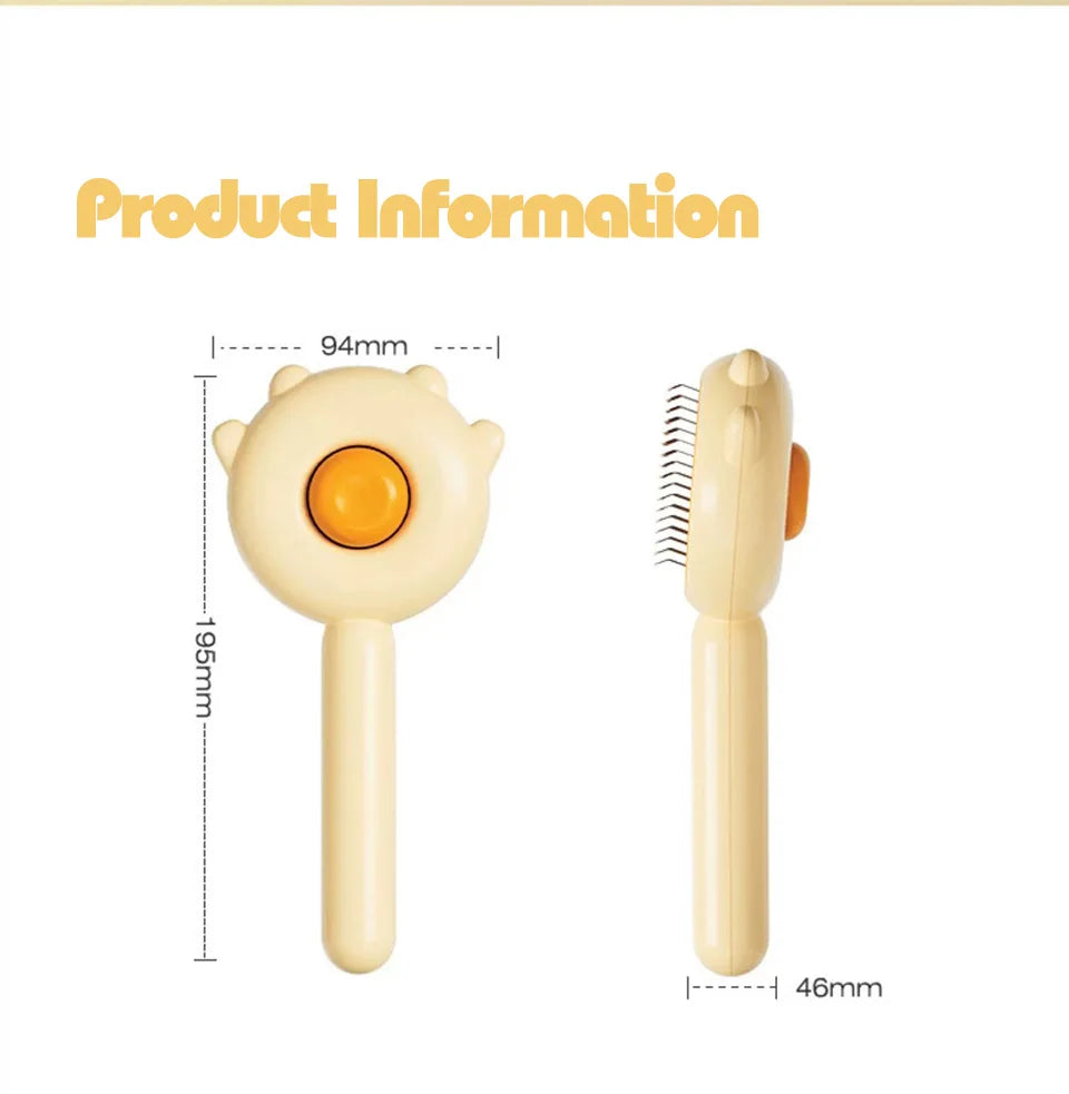 Pet Comb One-Key Hair Removal