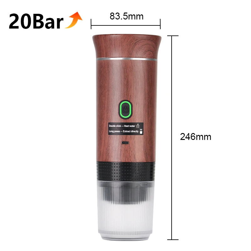Cafetera de viaje 3 en 1