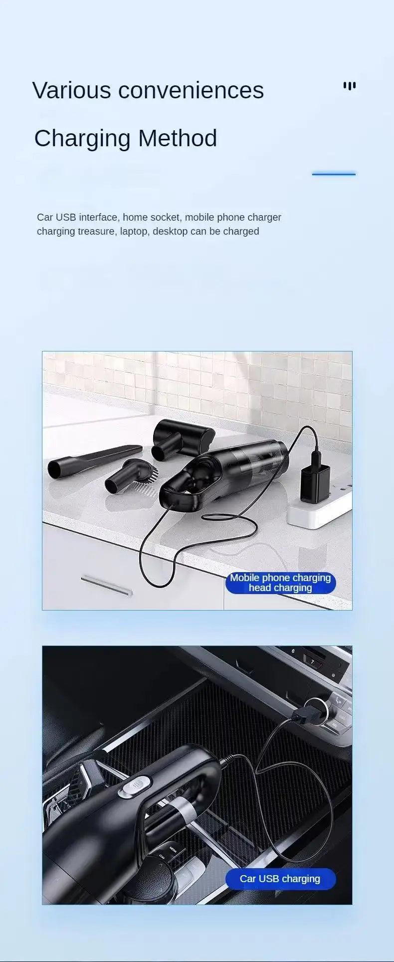 Portable Handheld Vacuum Cleaner 10000PA