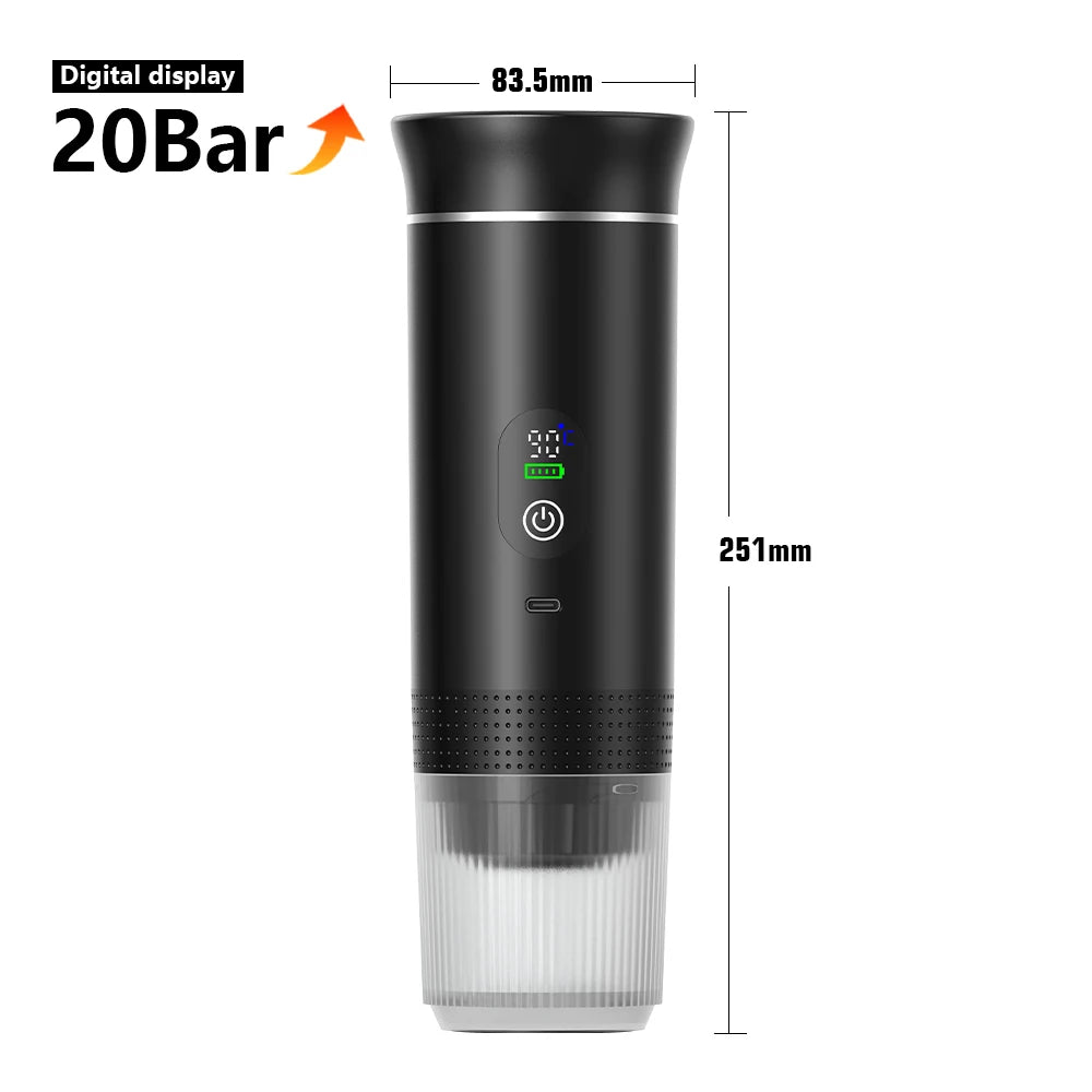 Cafetera de viaje 3 en 1